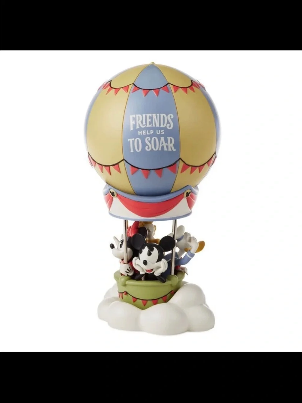 Disney Mickey & Friends Hot Air Balloon Limited Edition Figurine 8.25